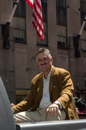 2008년 올스타 게임 레드 카펫 퍼레이드에서의 핑거스