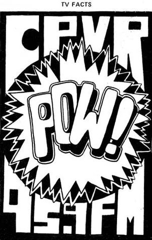 95.9 CPVR-FM의 광고가 데일리 브리즈에 실림 (1973년 11월)