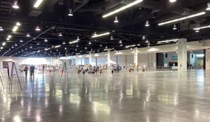 2021년 5월, 코로나19 백신 접종 장소로 사용된 전시 홀 A