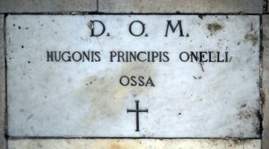 휴 오닐의 무덤 비문