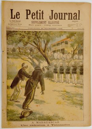 조제프 갈리에니 장군의 명령에 따라 처형된 두 명의 마다가스카르 관리