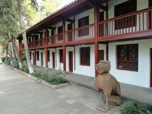 과거 시험이 치러지는 시험장