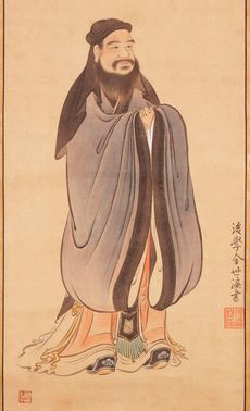 가노 산세츠의 주공 단 그림.