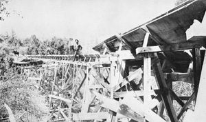 마데라 통나무 수로