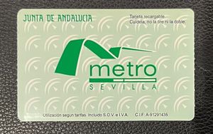 세비야 지하철 카드