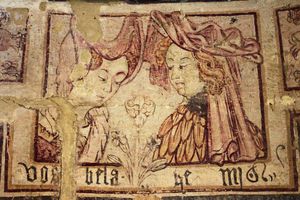 빌라르 데 도나스 교회, 팔라스 데 레이의 고딕 양식 그림