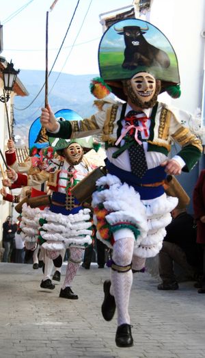 Entroido: 라사의 Peliqueiros, 16세기 카스티야 세금 징수원으로 추정