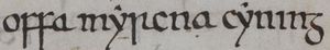 《앵글로색슨 연대기》에 언급된 머시아 왕 오파