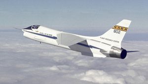 F-8C Crusader. NASA에 의해 개조된 디지털 플라이 바이 와이어 테스트베드.