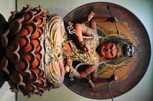 애염명왕(Rāgarāja) (愛染明王; Aizen Myōō), 13세기, 일본. 중요문화재