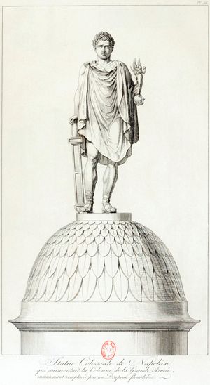 앙투안 드니 쇼데의 나폴레옹 조각상