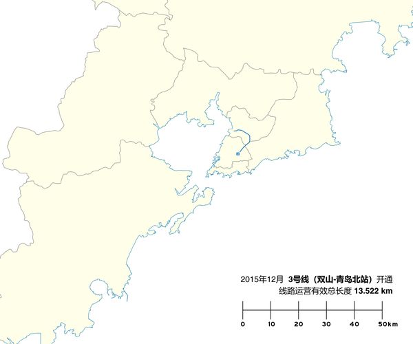 칭다오 지하철 변천사 (2015 - 2021)