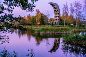 m}}의 키르킬라이 타워. 전망대 건축가는 기에드류스 아케리스(Giedrius Akelis), 리나 샨타라이테(Lina Šantaraitė)