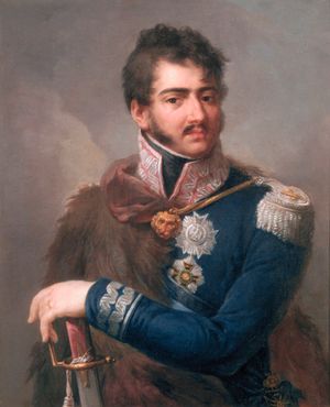 유제프 포니아토프스키, 1807년부터 1813년까지 바르샤바 공국의 폴란드 장군이자 공작으로, 이후 라이프치히 전투에서 제국 원수가 되었다.