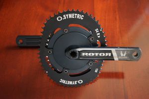 로터 Cervelo 크랭크셋에 장착된 비원형 Osymetric 체인링