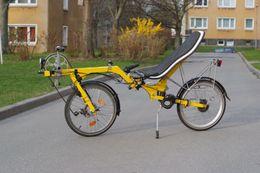 피벗 조향(그리고 FWD)을 보여주는 플레보바이크