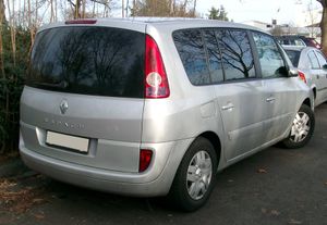 4세대 에스파스 (2002년 출시 모델) 후측면