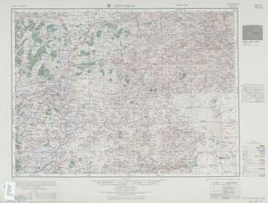 曲靖}}) 지도가 포함된 지도 (AMS, 1954)