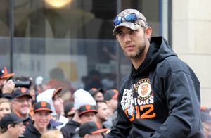 2012년 월드 시리즈 퍼레이드에서 범가너