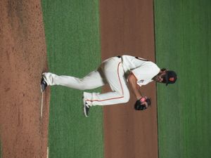 2017년 범가너의 투구 모습