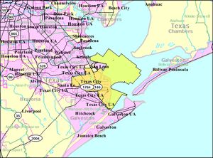 텍사스시티 지도