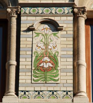 아르 누보 타일, 벨기에 브뤼셀