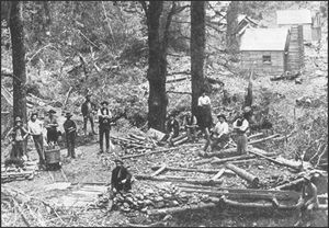 블랙힐스의 금광 광부들