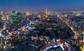 도쿄 시티 뷰에서 본 야경