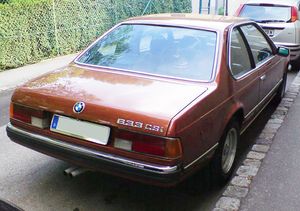 BMW 6시리즈 후측면