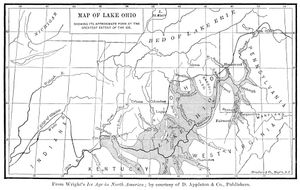 오하이오 강의 빙하 호수