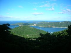 오나가와 원자력 발전소 부지가 위치한 오나가와만 입구