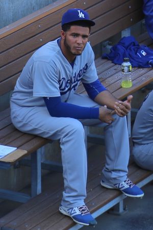 2015년 로스앤젤레스 다저스 소속 가르시아