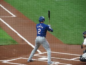 텍사스 레인저스 시절의 세미엔