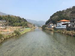 시와구치역 부근의 미사사강