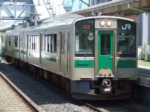 2007년 6월, 오우 본선의 701-5500계 Z4편성