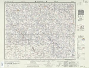 亳縣}})으로 표시된 보 현(Bo County)을 포함하는 지도 (AMS, 1954)