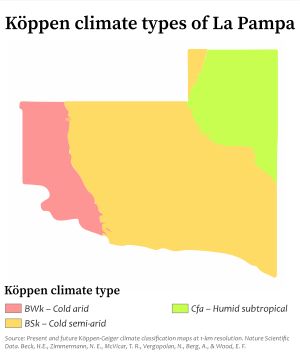 라팜파의 쾨펜 기후 지도