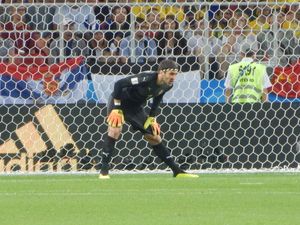 2018 월드컵에서 세르비아와 함께 있는 스토이코비치