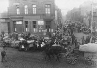 1916년 두에에서 피난하는 시민들