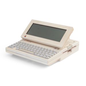 애플 IIc에 Apple Flat Panel Display를 장착한 모습