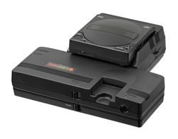CD-ROM 유닛을 연결한 TurboGrafx-16