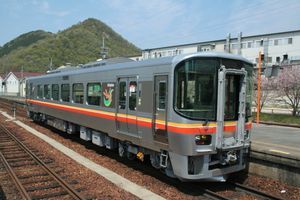 2009년 4월 하리마신구역의 키하 122계 단일 차량