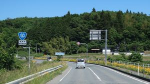 오카야마현 니이미시 테쓰세이초 하타키 (2020년 6월 촬영)