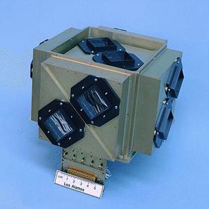 루나 프로스펙터의 알파 입자 분광기 (APS)