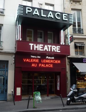 르 팔라스 극장, 파트리지가 공황 발작을 겪고 공연 중간에 무대를 떠난 곳