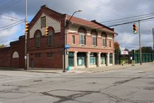 2021년 야구 유산 박물관(Baseball Heritage Museum)으로 사용되는 매표소 건물.