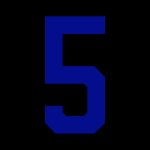 브렛의 등번호 '5</i>.캔자스시티 로열스의 영구 결번으로 1994년 지정.