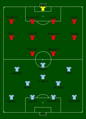 2011 FA 커뮤니티 실드 경기 장면