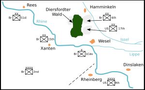 바시티 작전의 계획된 투하지역