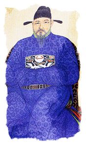 충정공 사당에 있는 마천목 초상